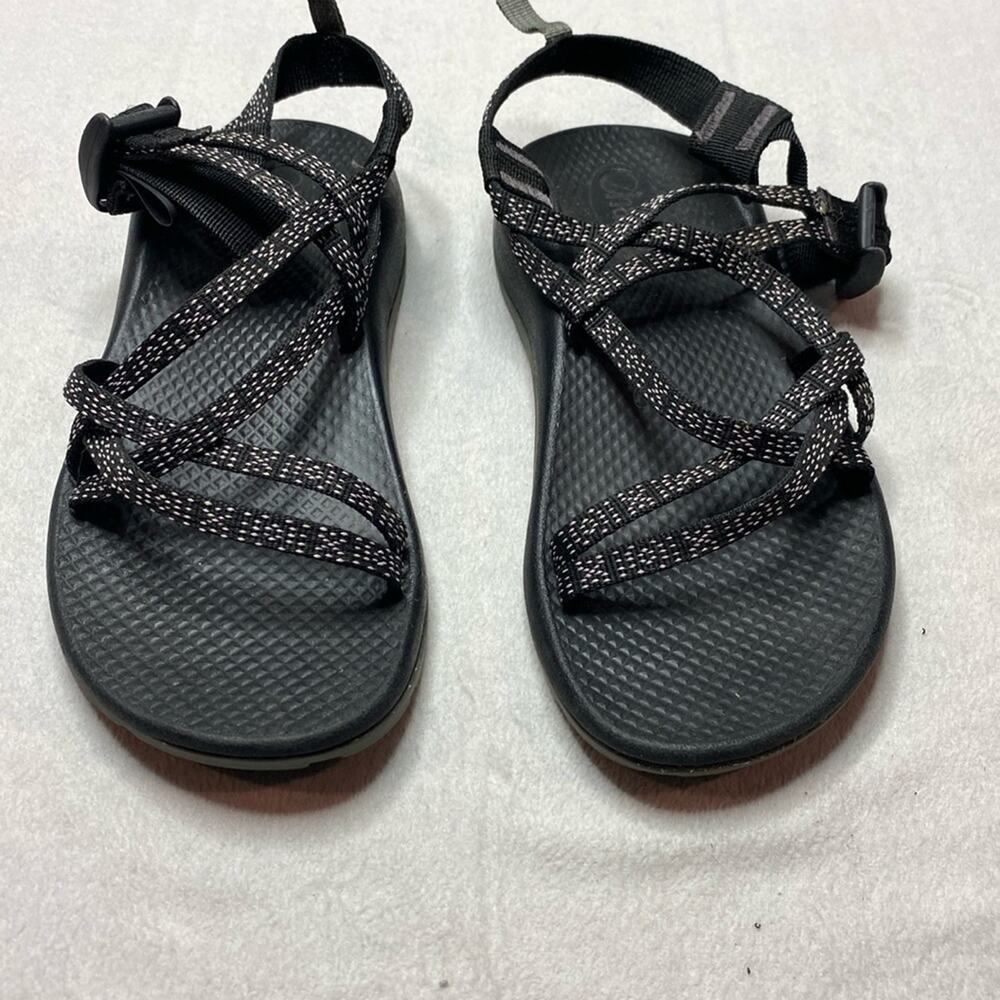 Chaco black double strap sandals size 4